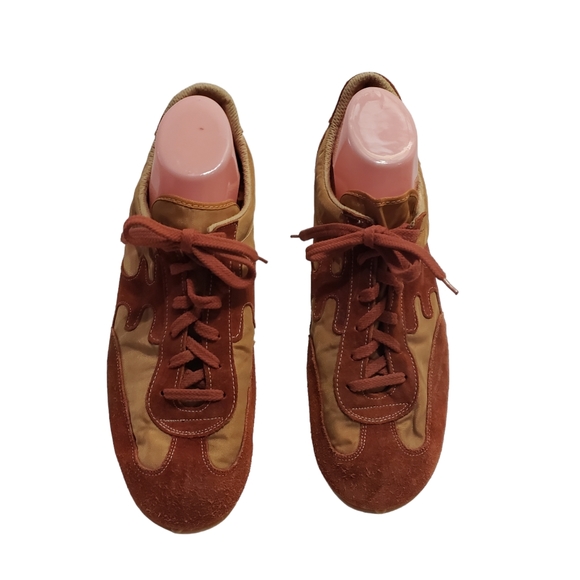 Famolare 1970s Famolare Brown Suede Sneakers Shoes 11 M - Picture 9 of 13